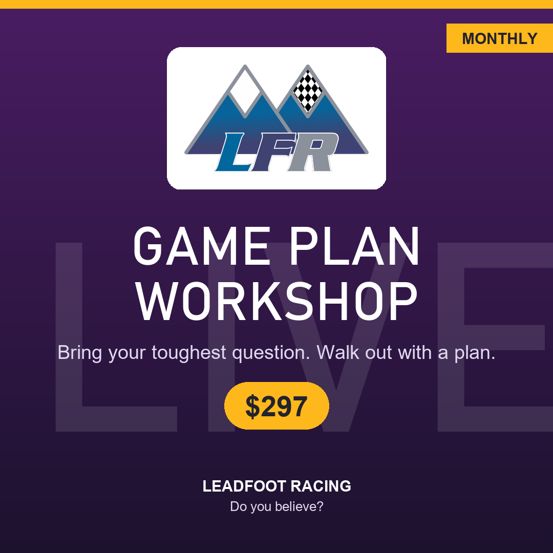 The LFR Game Plan Workshop cover