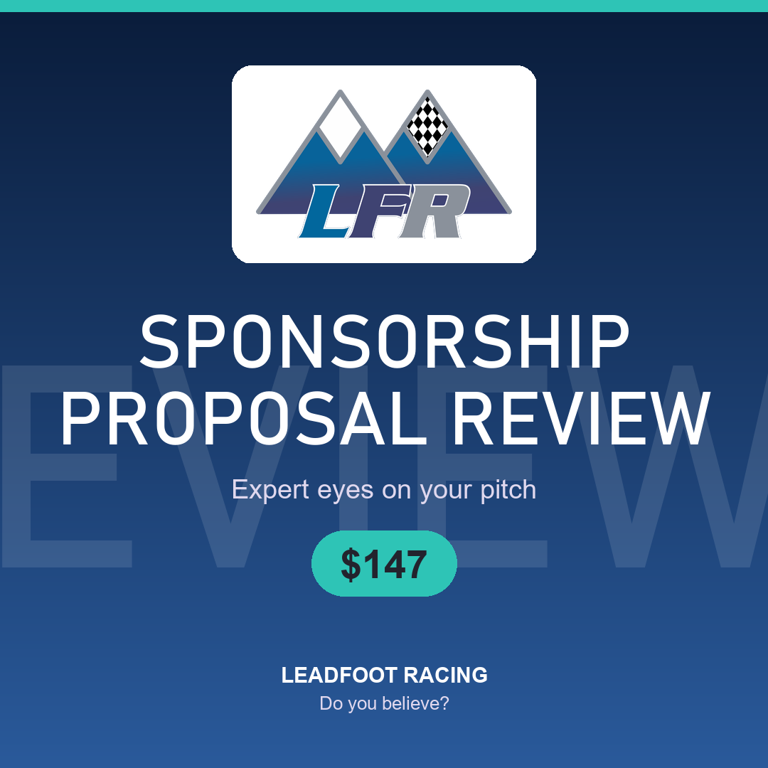 Sponsorship Proposal Review cover